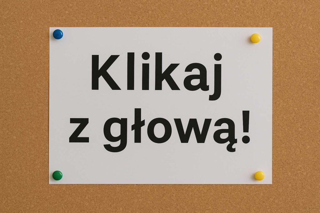 klikaj z głową!